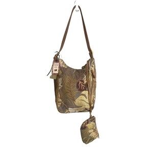 Bueno Tapestry Convertible Shoulder Bag Hobo Boho/backpack With Pull-out Purse